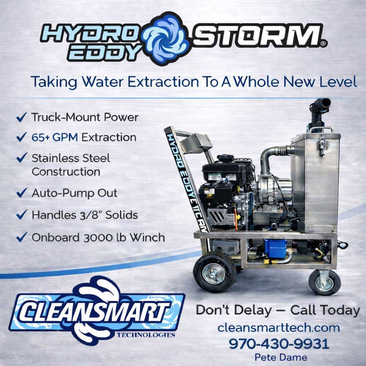 Hydro Eddy Storm water extraction machine 