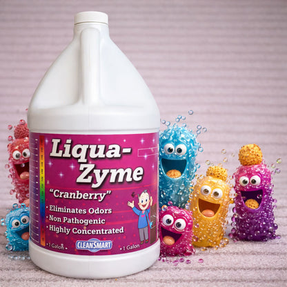 Liqua-Zyme Cranberry - Professional Enzyme Carpet & Upholstery Cleaner