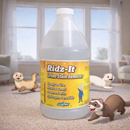 Ridz-It Urine Stain Remover - Professional Carpet & Upholstery Cleaner