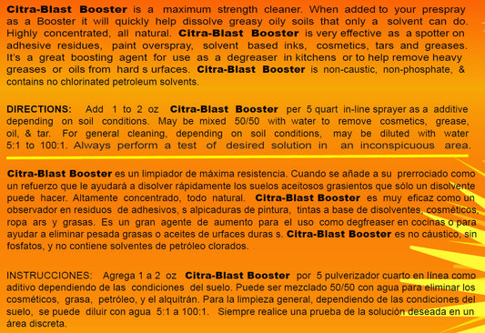 Citra Blast Booster Spotter Instructions